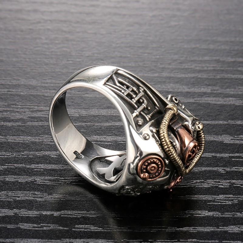 Bague Steampunk (Argent)