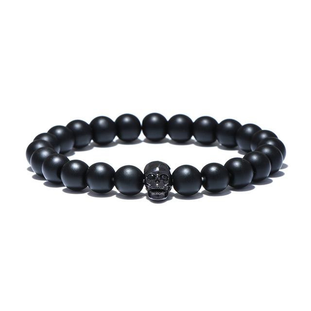 Bracelet Skull Femme (Perles)