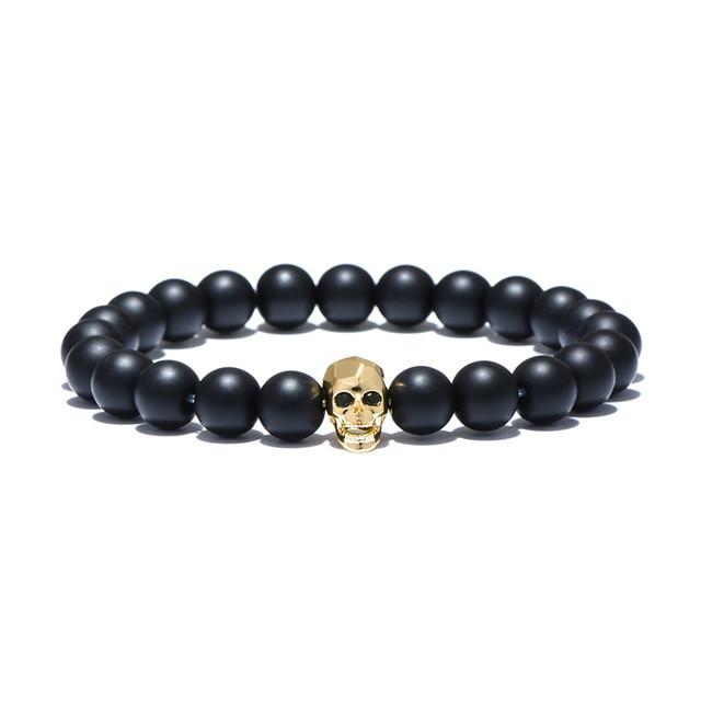 Bracelet Skull Femme (Perles)