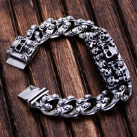 Thumbnail for Bracelet Crâne Brisé (Argent)