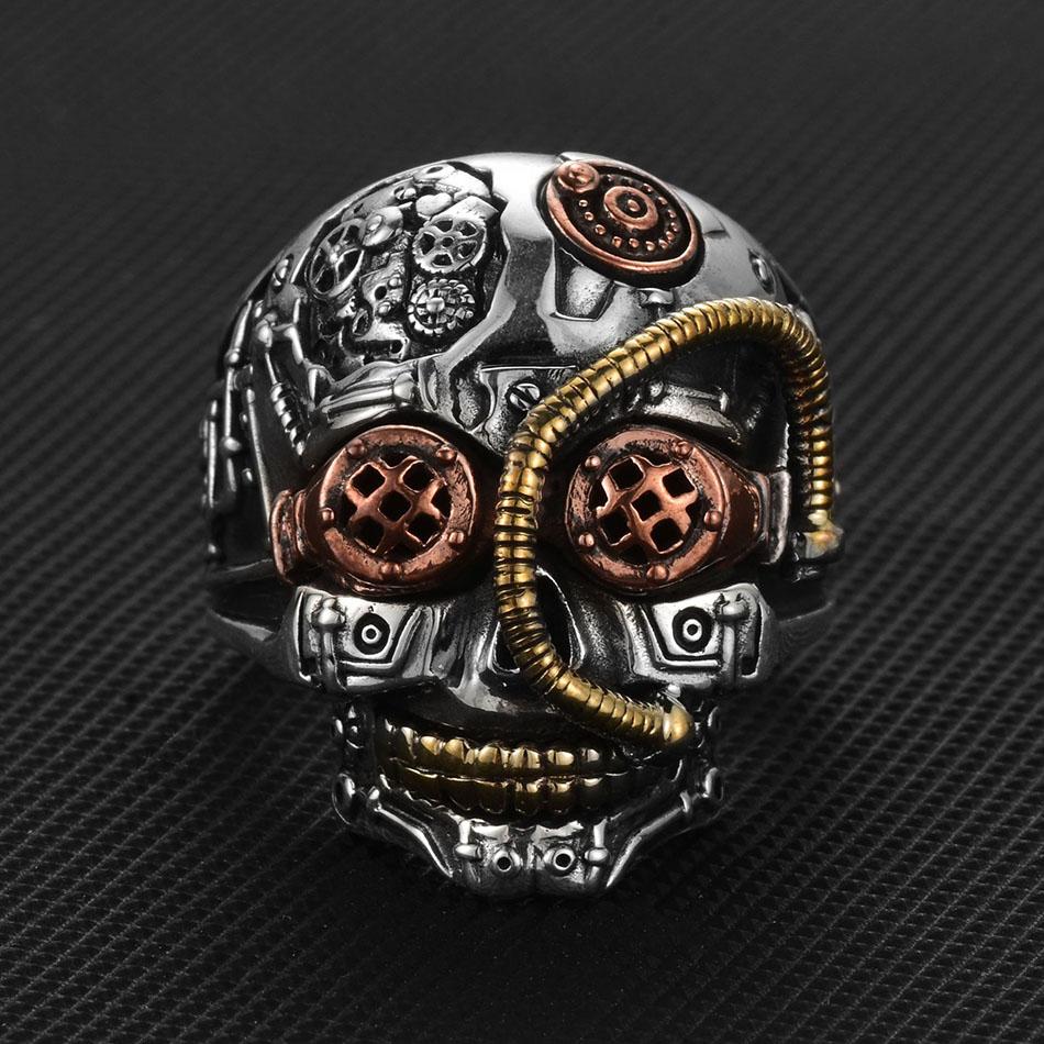 Bague Steampunk <br/> Homme (Acier)