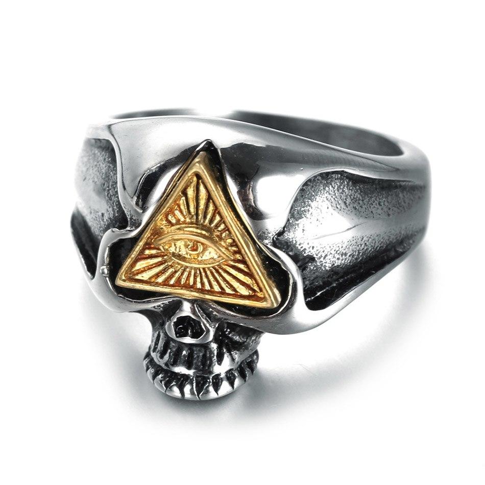 Bague Homme Illuminati (Acier)