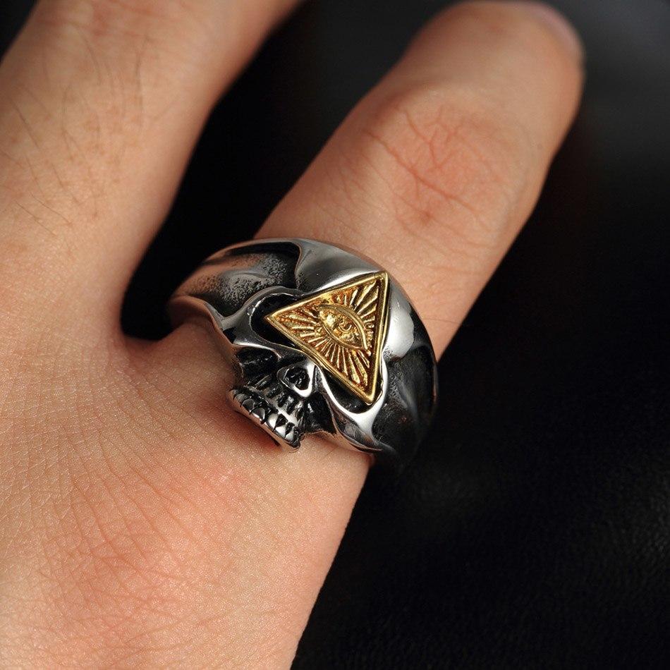 Bague Homme Illuminati (Acier)