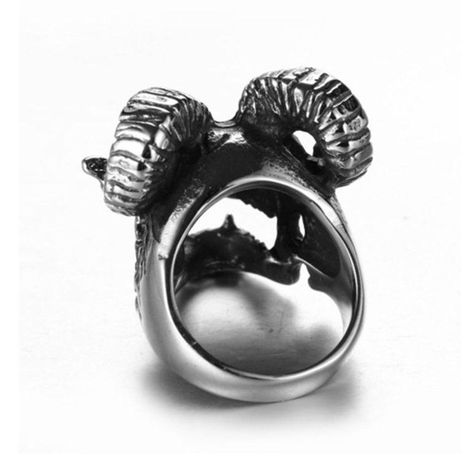 Bague Homme Satanique (Acier)