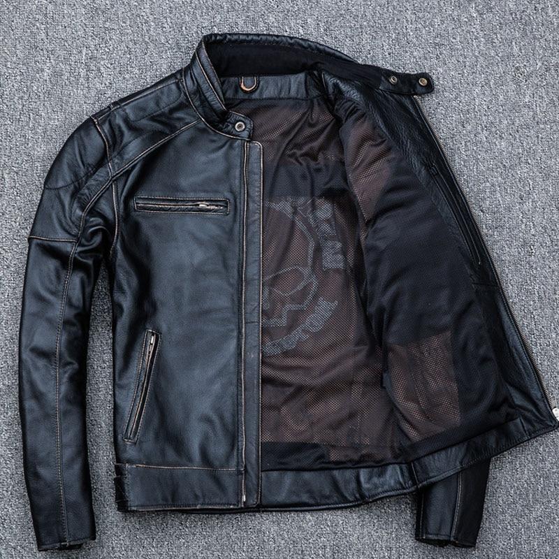 Blouson Moto Skull (Cuir)