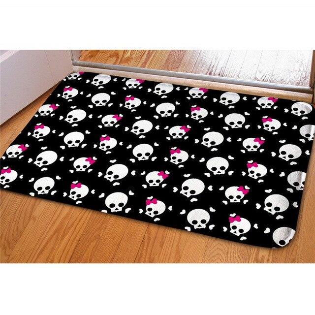 Tapis Crâne Kawaii