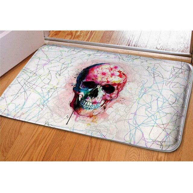 Tapis Tête de Mort 3D