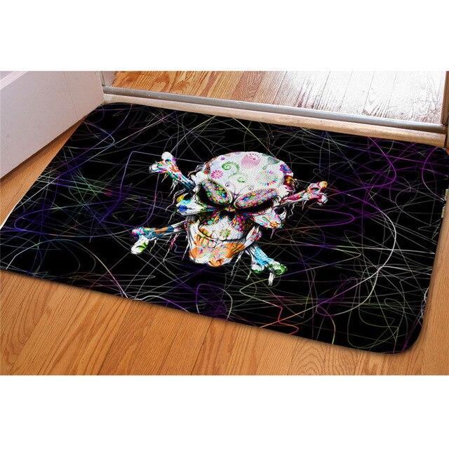 Tapis Skull Design