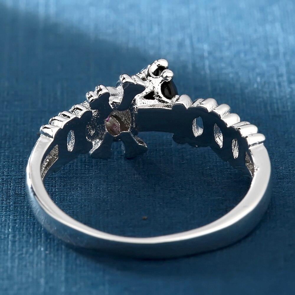 Bague Tête de Mort <br/> Couronne (Acier)