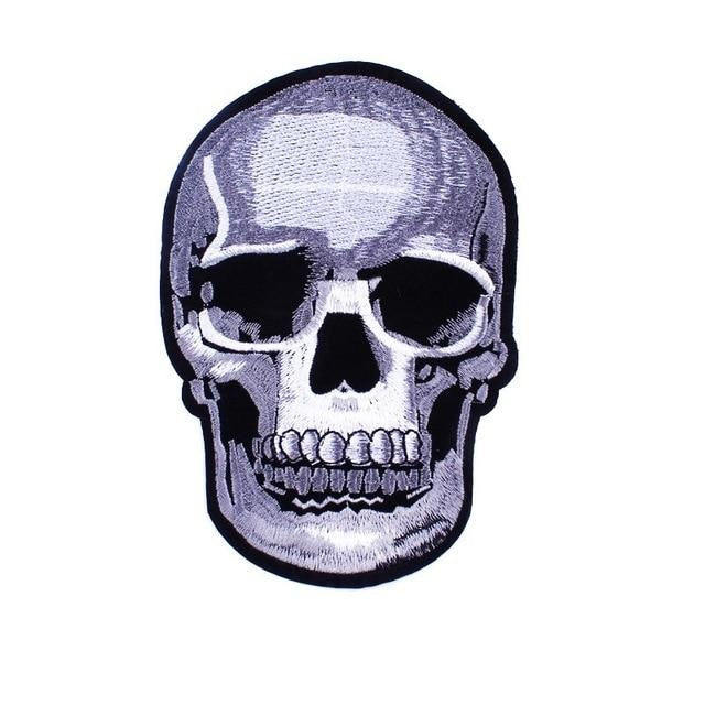 Écusson Tête de Mort <br/> Grand Modèle