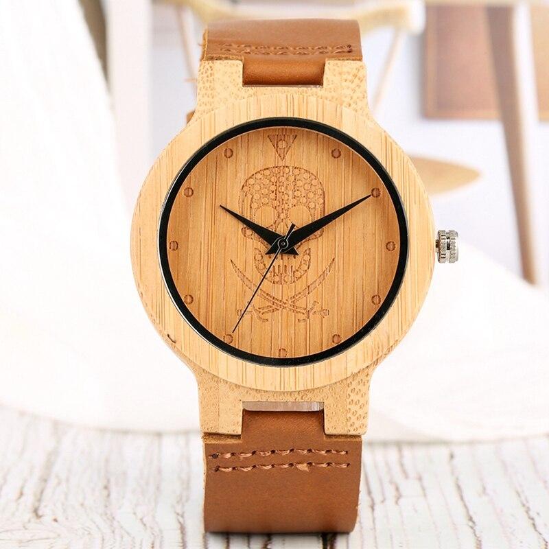 Montre en Bois Pirate