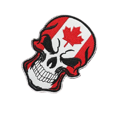 Écusson Crâne Canada