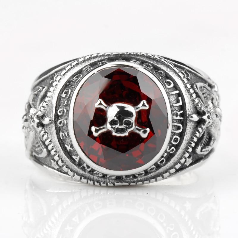 Bague Crâne Pirate (Argent)