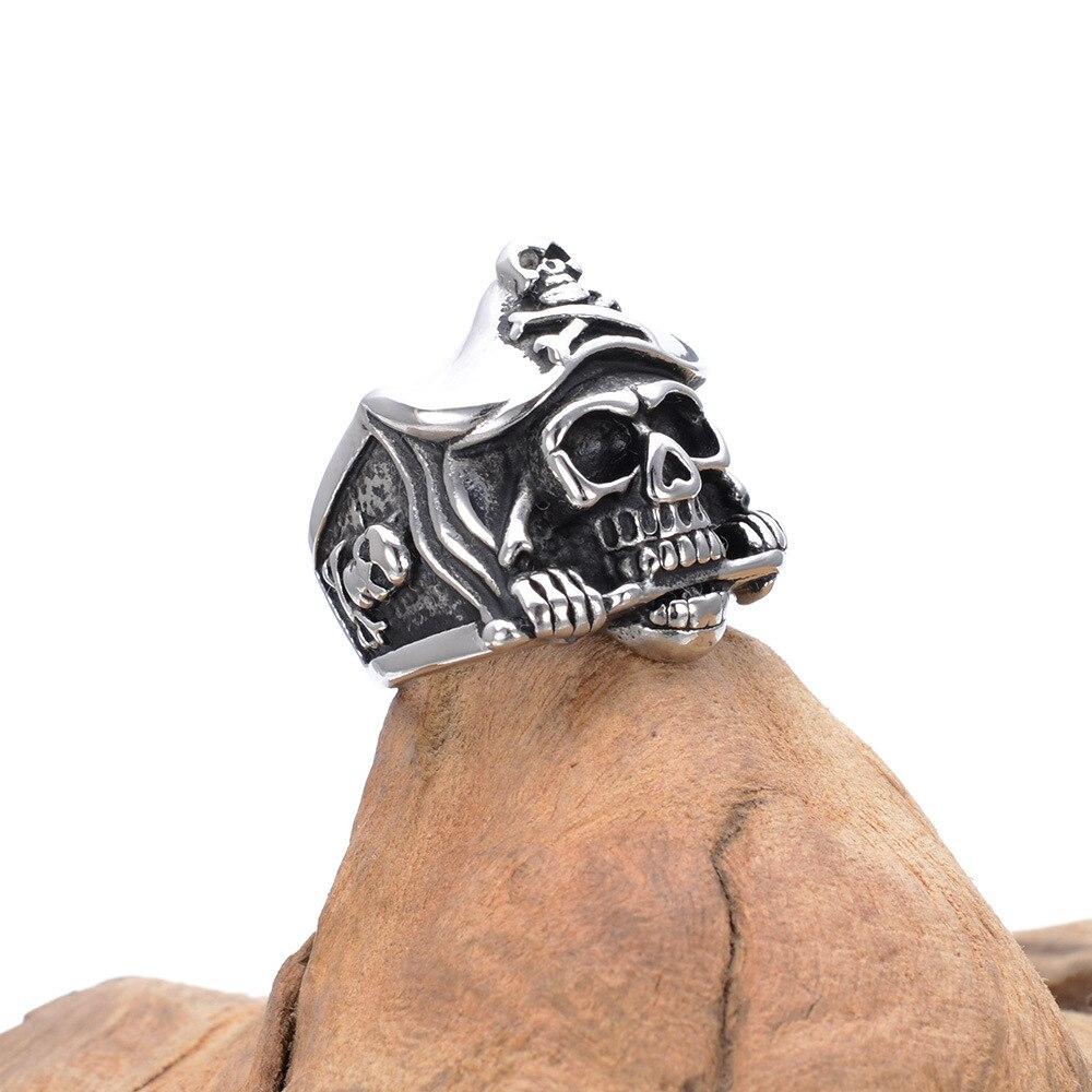 Bague Pirate Terrifiant (Acier)