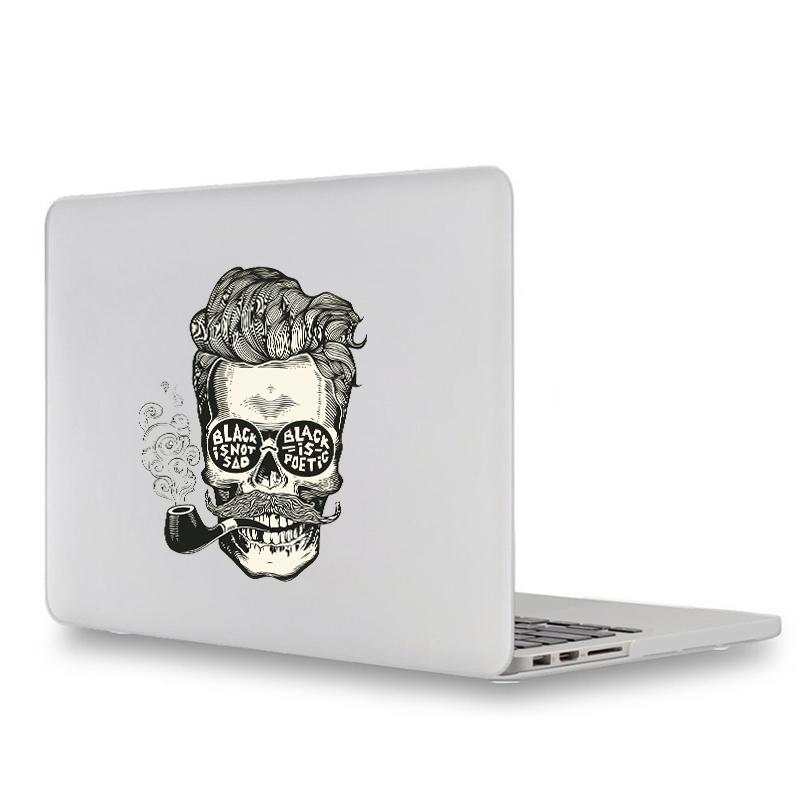 Sticker Skull Hipster