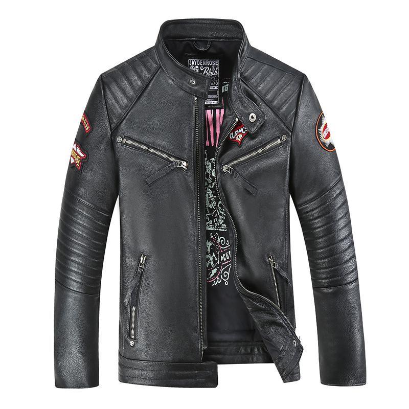 Blouson Motard en Cuir