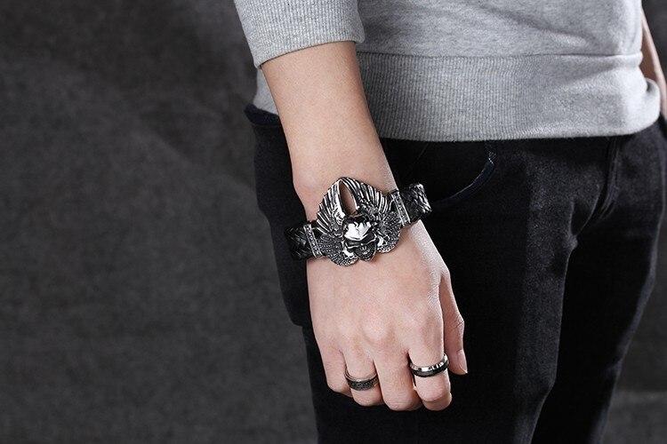 Bracelet Homme Biker (Cuir)