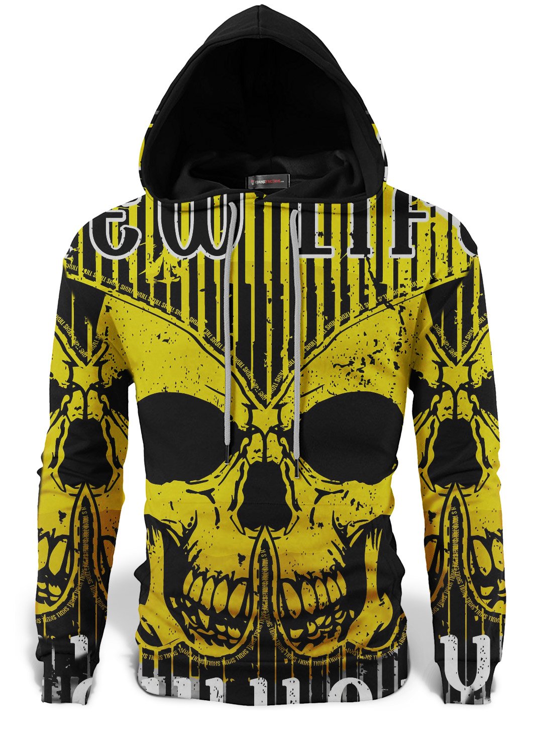 Sweat Tête de Mort <br/> Jaune