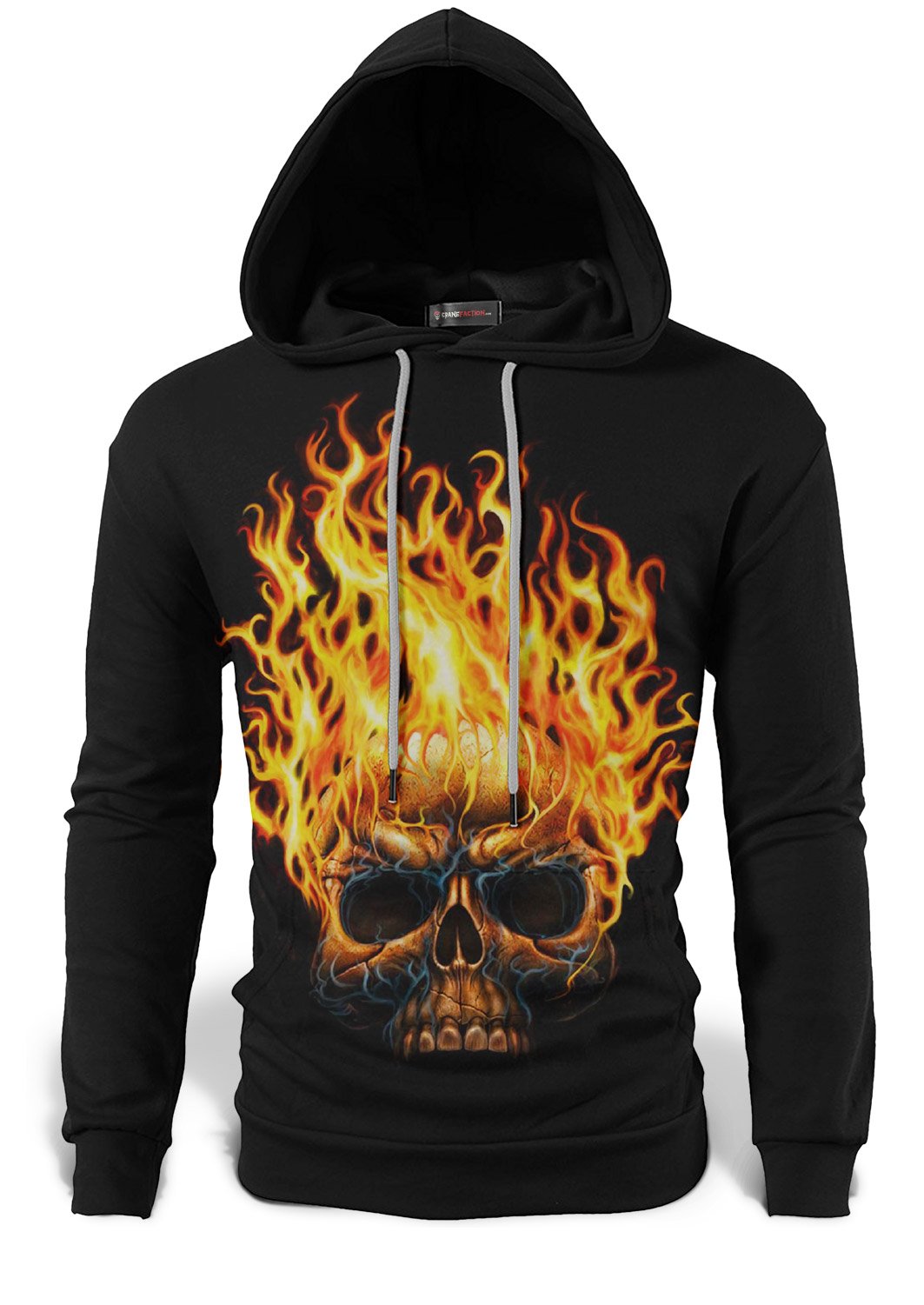 Sweat Tête de Mort <br/> En Feu