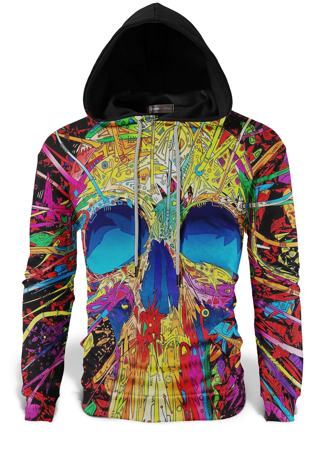 Sweat Tête de Mort <br/> Multicolore