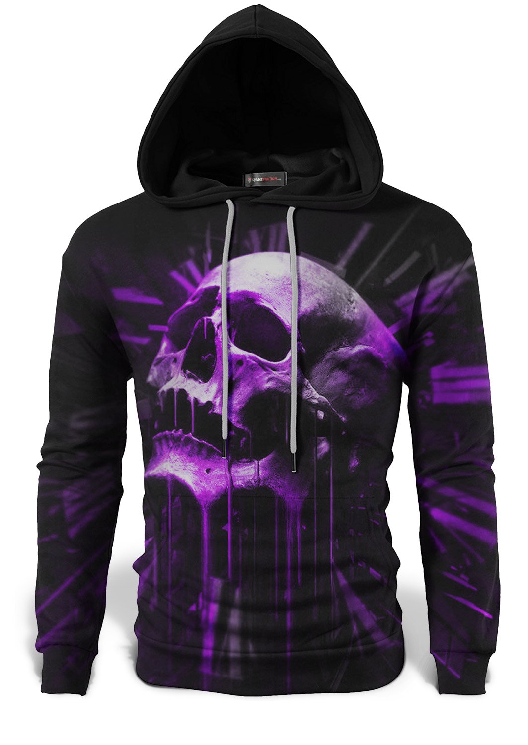 Sweat Tête de Mort <br/> Violette