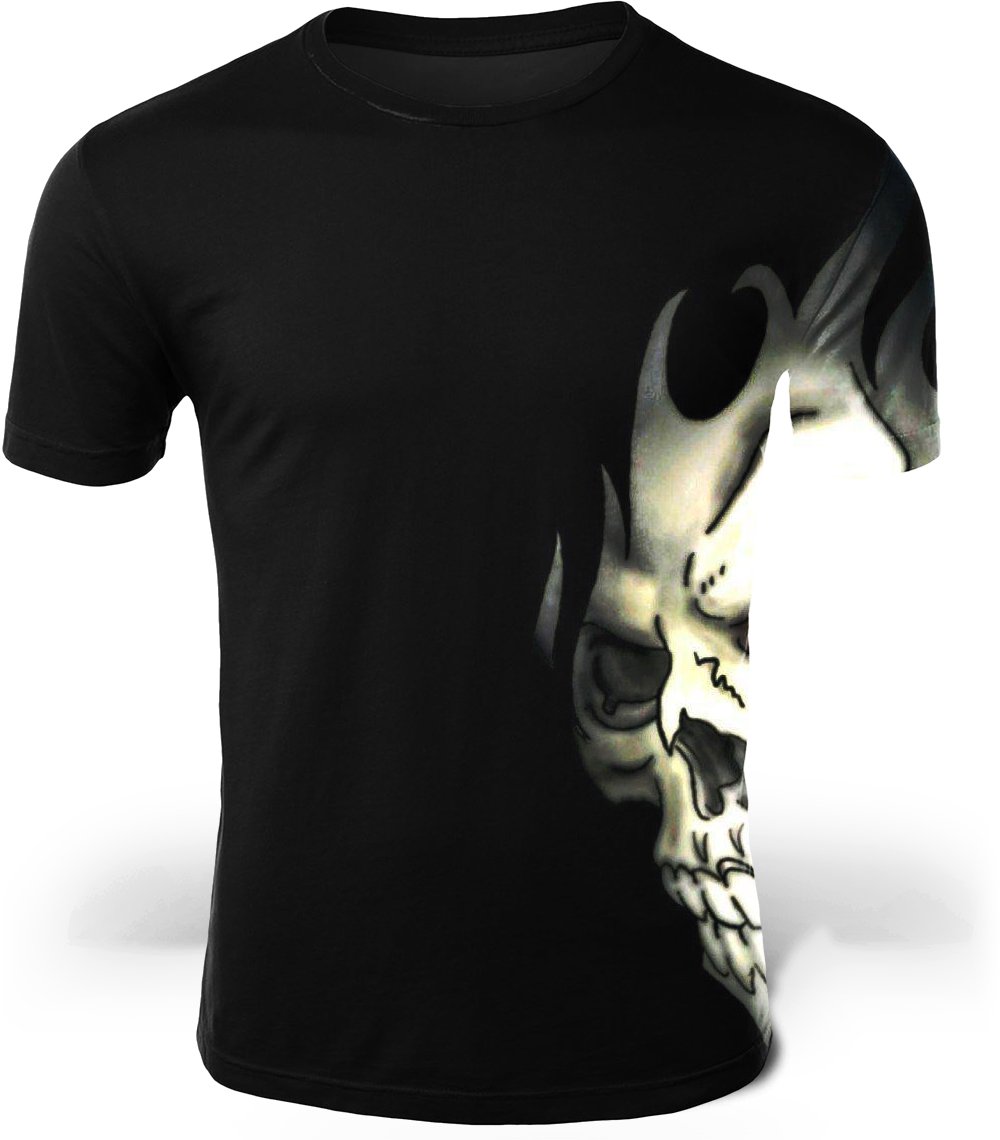 T-shirt Tête de Mort <br/> Ombre