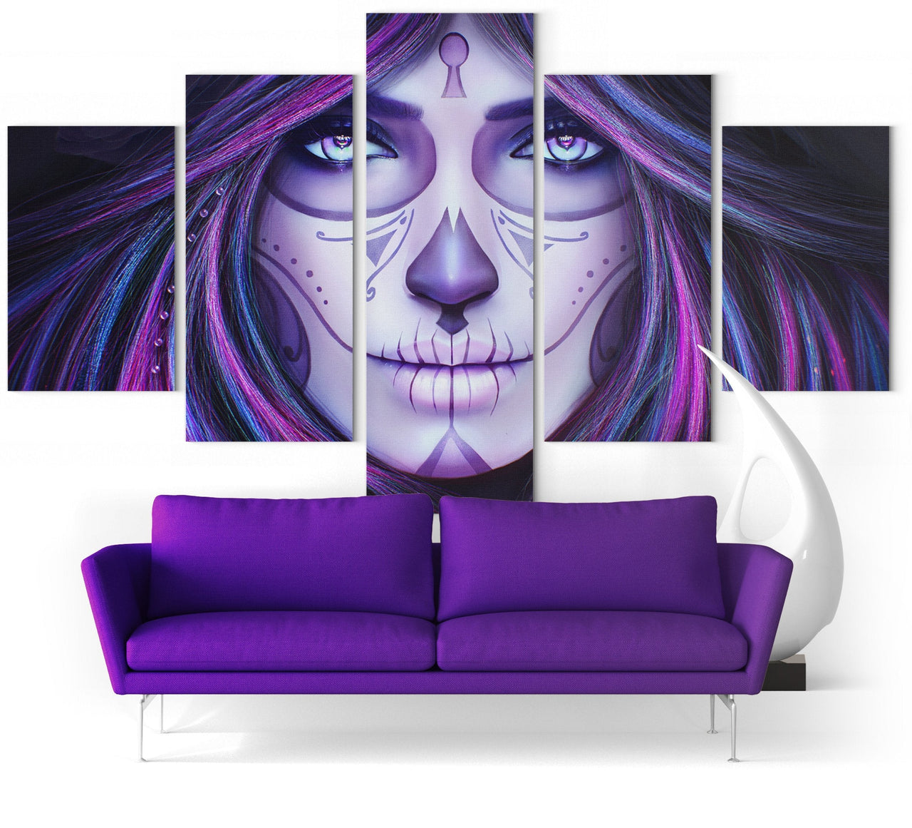 Tableau Femme Calavera