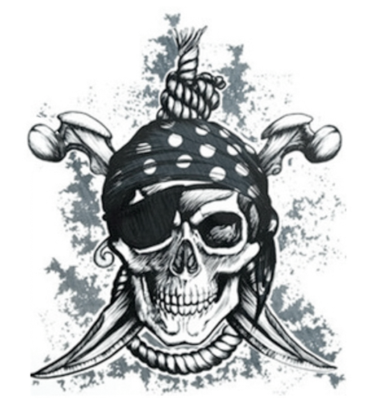 Tatouage Éphémère Pirate