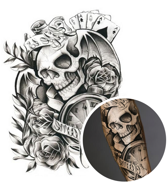 Tatouage Temporaire Poker