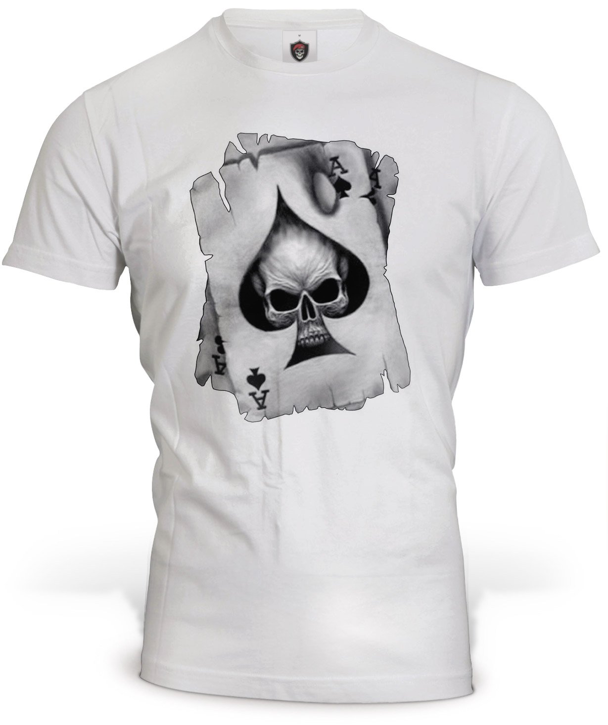 T-Shirt Tête de Mort <br/> As de Pique