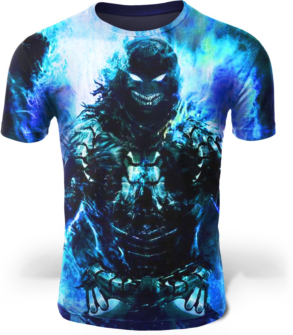 T-Shirt Démon Bleu