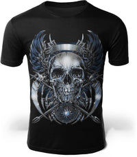 Thumbnail for T-Shirt Biker Tête de Mort