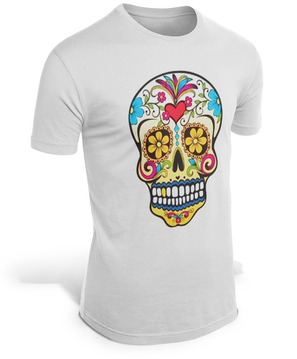 T-Shirt Tête de Mort <br/> Mexicaine Homme