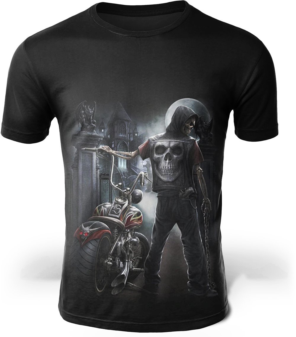 T-Shirt Biker Homme