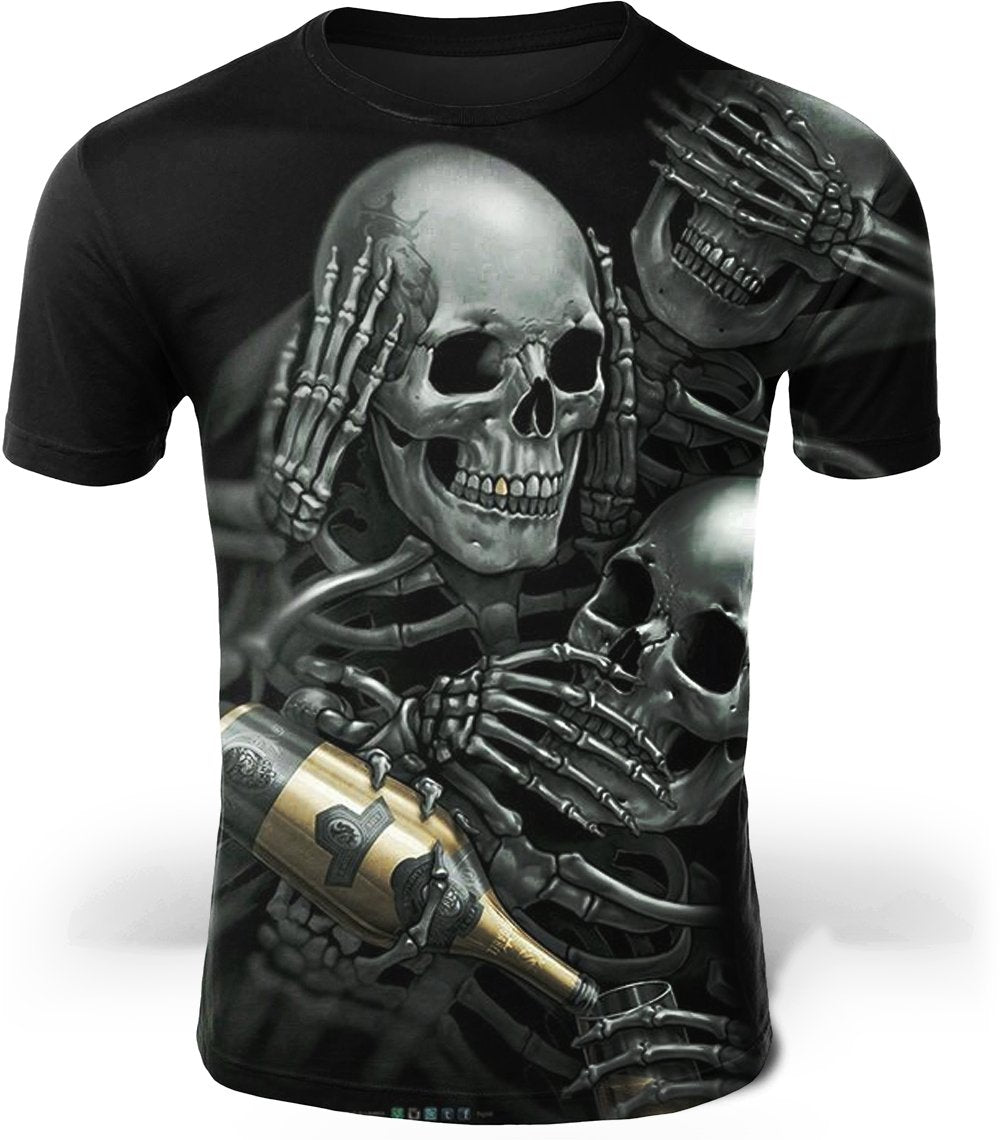 T-Shirt Squelette De La Mort