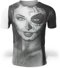 Thumbnail for T-Shirt Crâne Mexicain <br/> Noir et Blanc