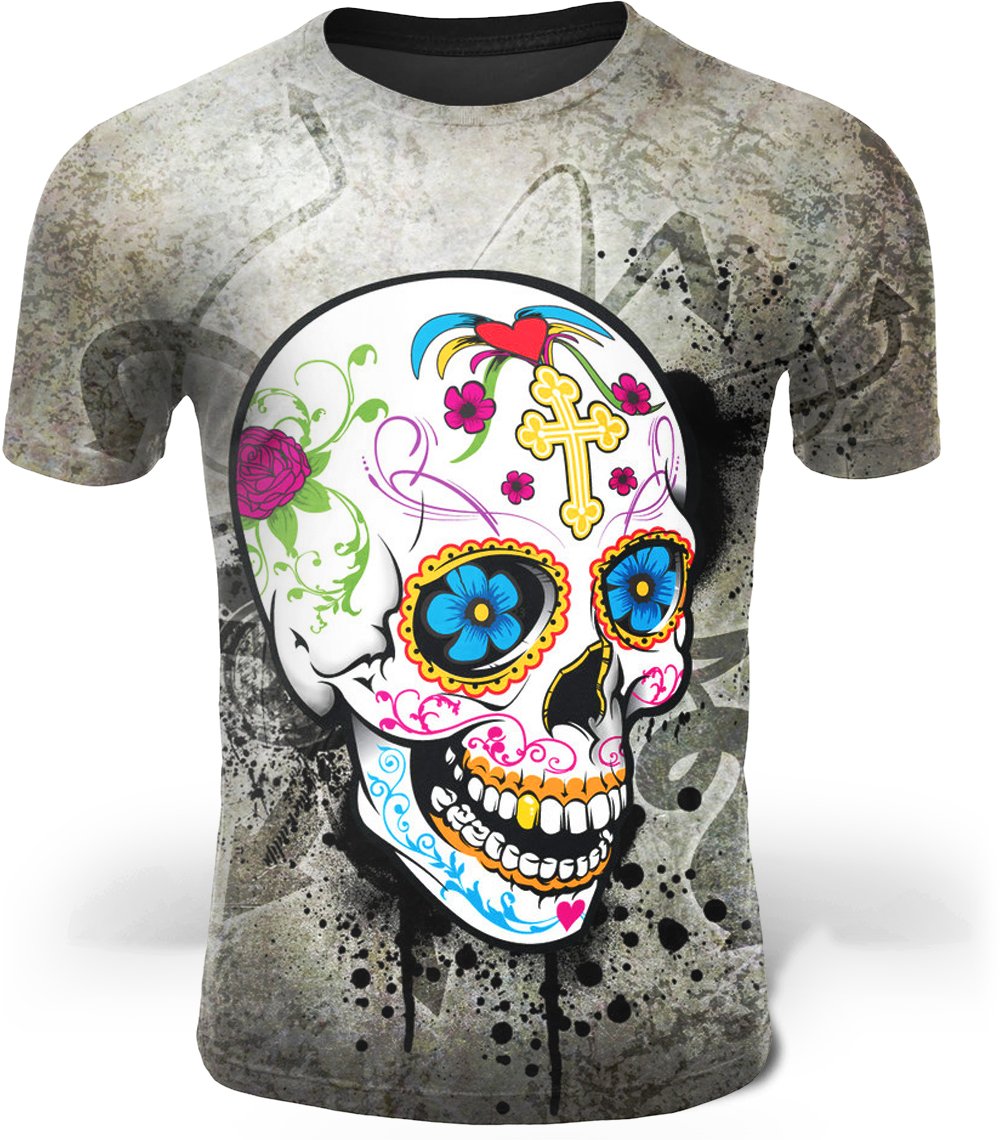 T-Shirt Tête de Mort <br/> Mexicaine