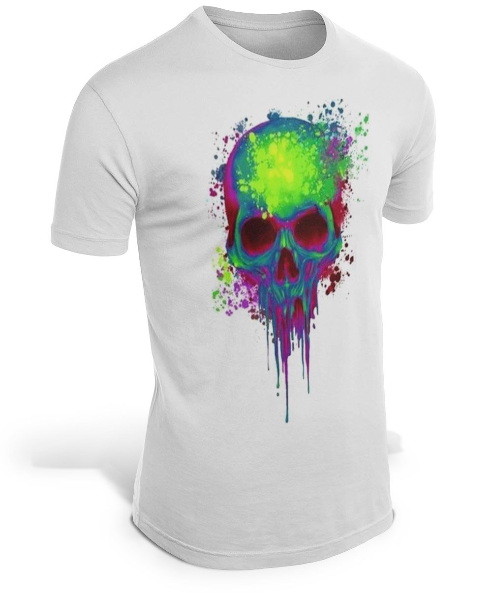 T-Shirt Tête de Mort <br/> Verte