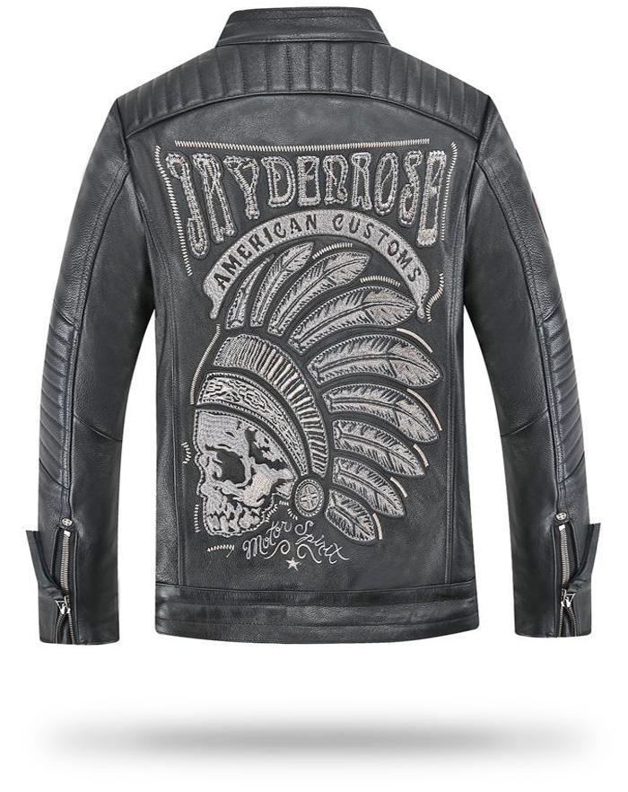 Blouson Motard en Cuir