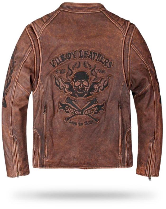 Blouson Biker Vintage (Cuir)